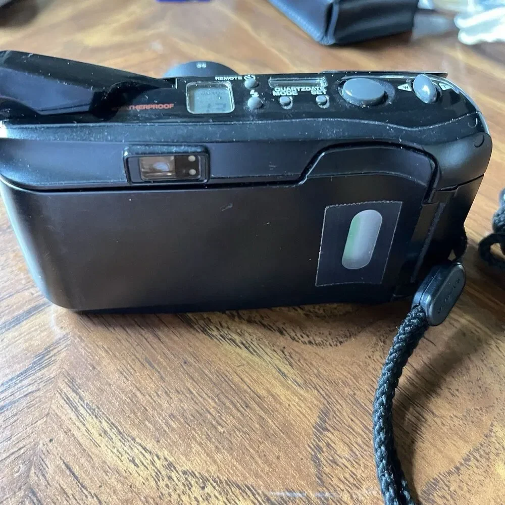 Olympus READ MJU Zoom 35mm Point & Shoot Film Camera, Black Tested